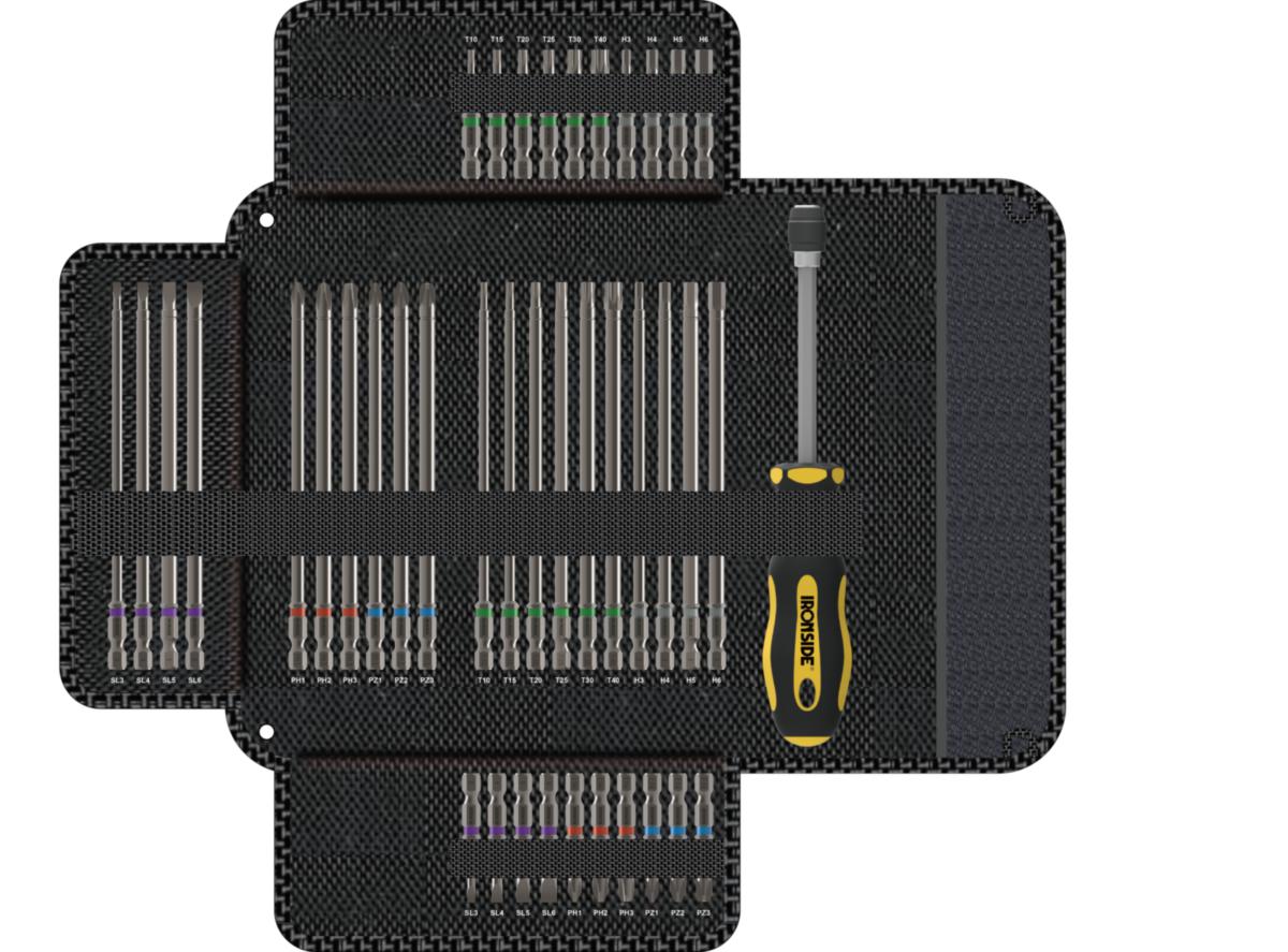 Bitssats Ironside långa bits 41 delar - BITSSATS LÅNGA BITS 41 DELAR 50/150 MM IRONSIDE 201756