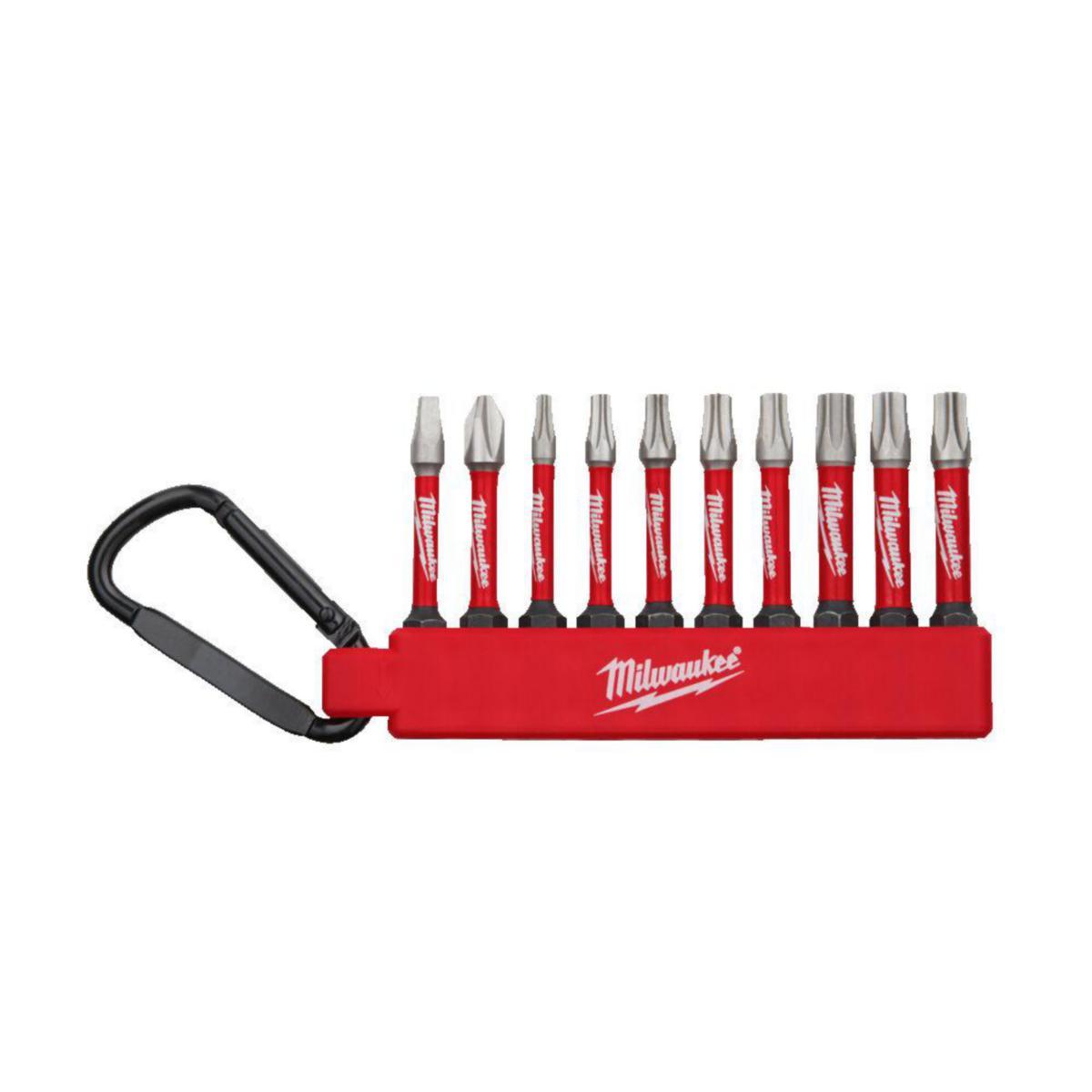 Bitsbälteshållare Milwaukee - BITSSATS 50MM KARBINHAKE 10-DE MILWAUKEE 4932480941