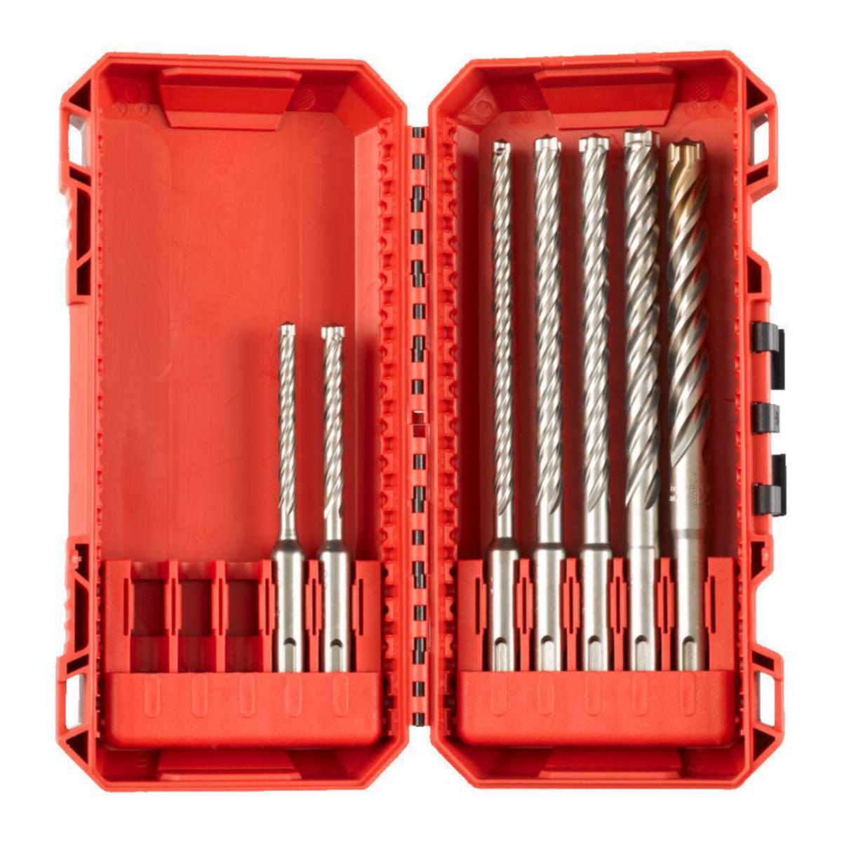 Hammarborrsats Milwaukee SDS+ MX4 Ø5-12mm 7-del - HAMMARBORRSET SDS+ MX4 POF 7P MILWAUKEE 4932492113