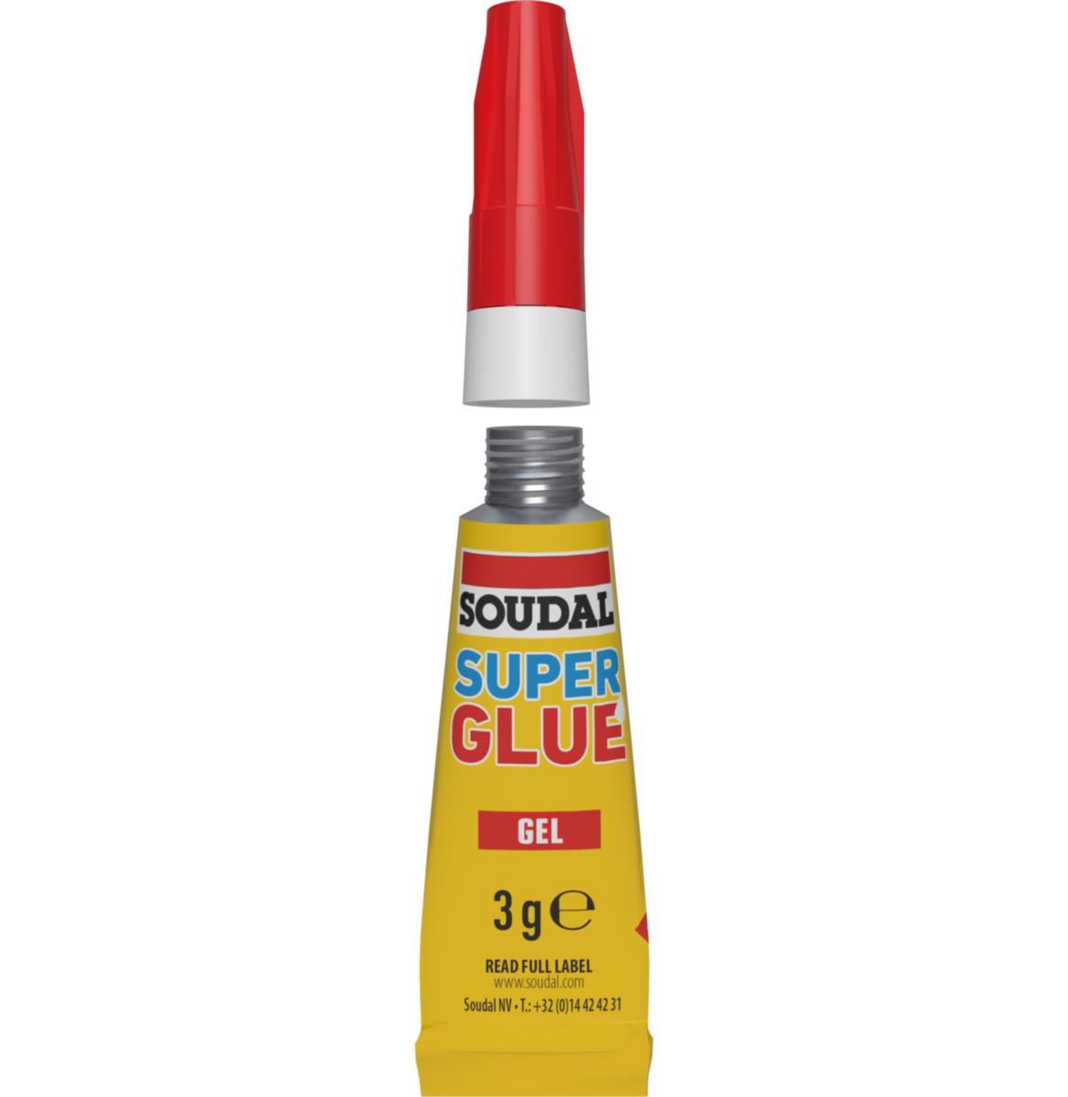 Snabblim Soudal Gel - SUPER GLUE GEL 3G SOUDAL 116390
