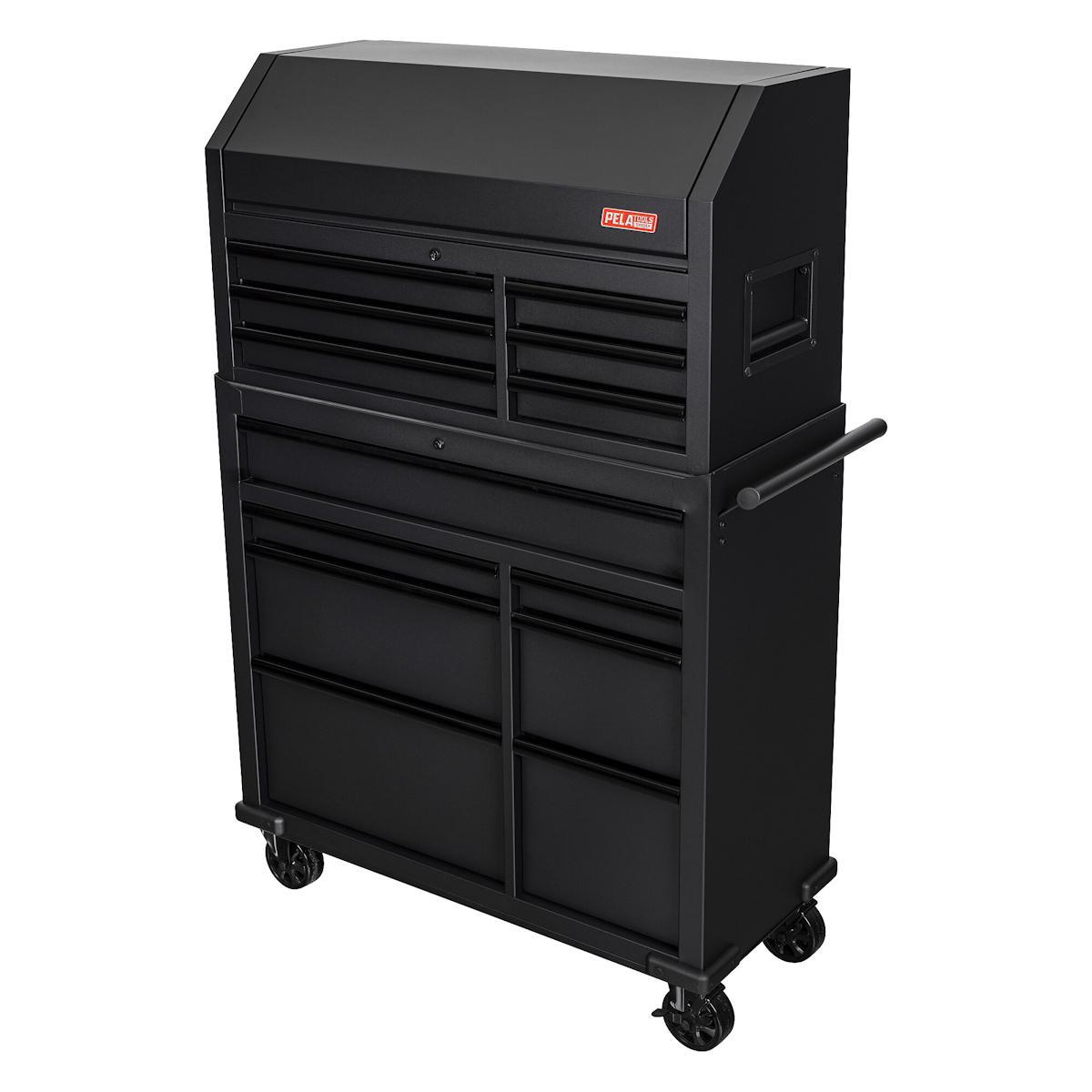 Verktygsvagn PELA m topplåda - VERKTYGSVAGN PELA SVART 42" 531866