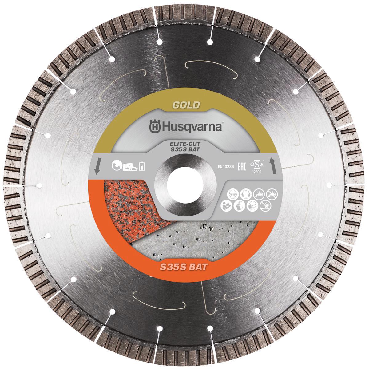 Diamantklinga Husqvarna Elite-Cut S35S - DIAMANTKLINGA S35S BAT 230 MM HUSQVARNA 596826601