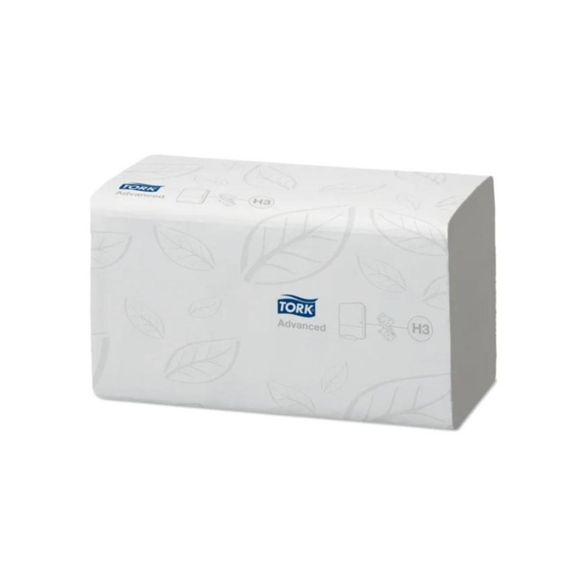 Handtorkspapper Tork Advanced H3 - TORK HANDDUK V-VIKT 23X25CM H3 AVANCED 15 FRP/LÅDA 290163