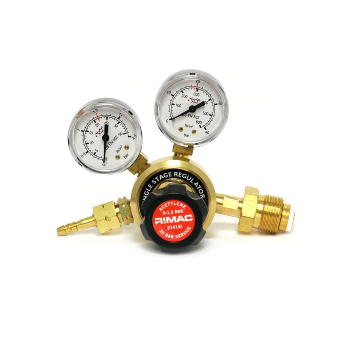 Regulator R!MAC acetylen - R!MAC GASREGL. ACETYLEN 1,5BAR