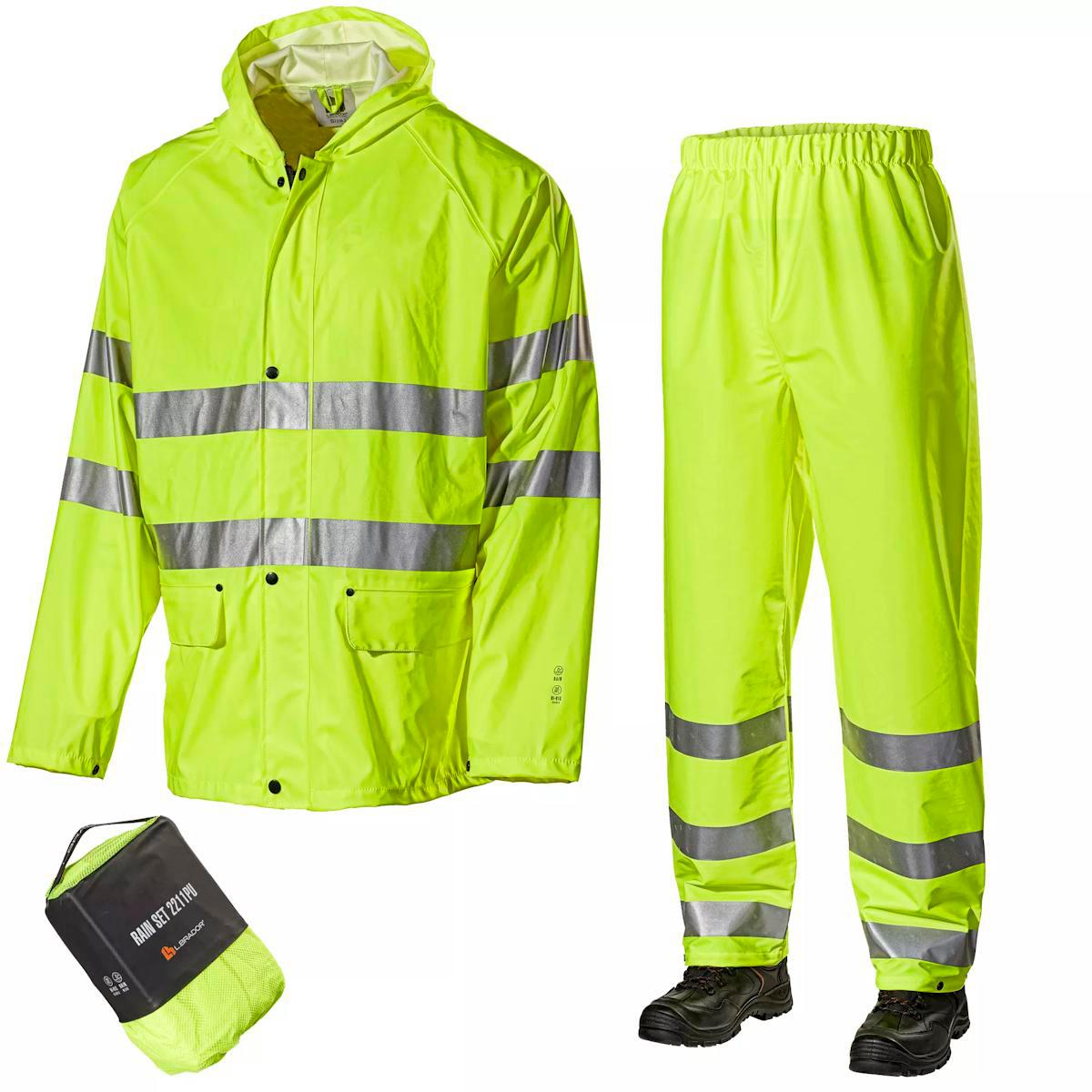 Regnställ L.Brador 2211PU - REGNSET 2211PU GUL XL L.BRADOR