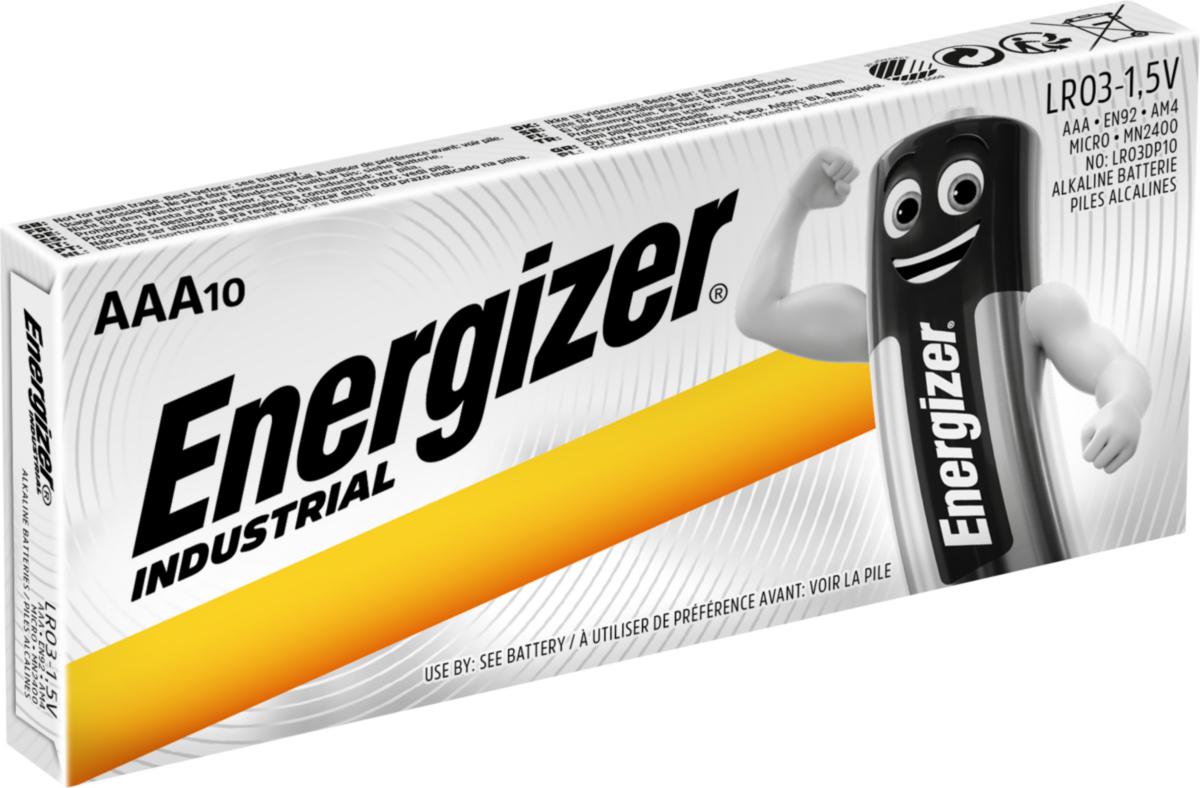 Batteri INDUSTRIAL 10/12-pack - BATTERI IND.1.5V AAA DP10