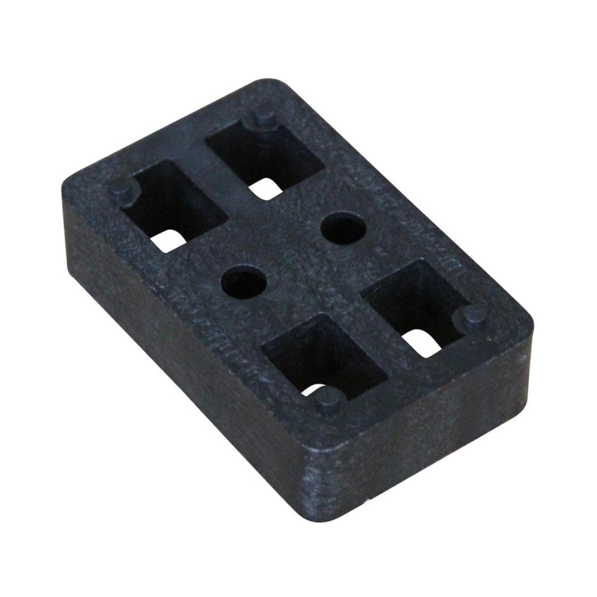 Pallbricka plast våffla 80x50 - PALLBRICKA VÅFFLA 20MM 250/FRP 80X50X20 GRÅ