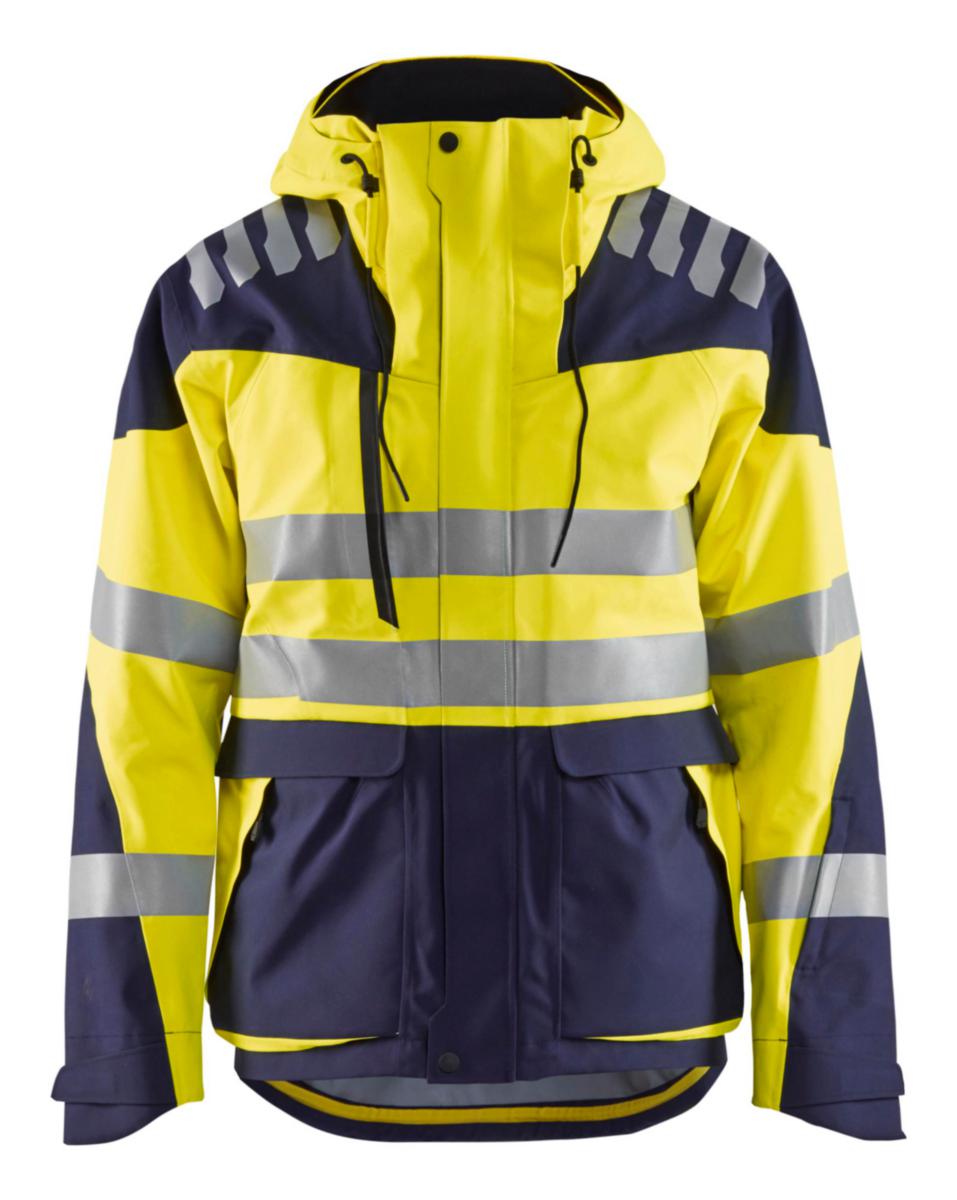 Skaljacka Blåkläder 4490-1924 - HIVIS 3L SHELL JACKET GUL/MARI NBLÅ L 449019243389L