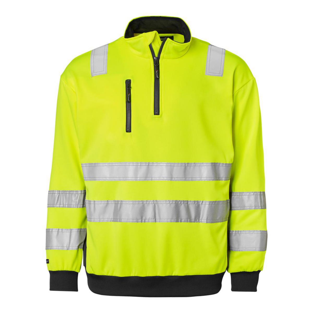 Sweatshirt Top Swede 136 - SWEATSHIRT TOPSWEDE 136 GUL VARSEL KL 3 M KRAGE STL L