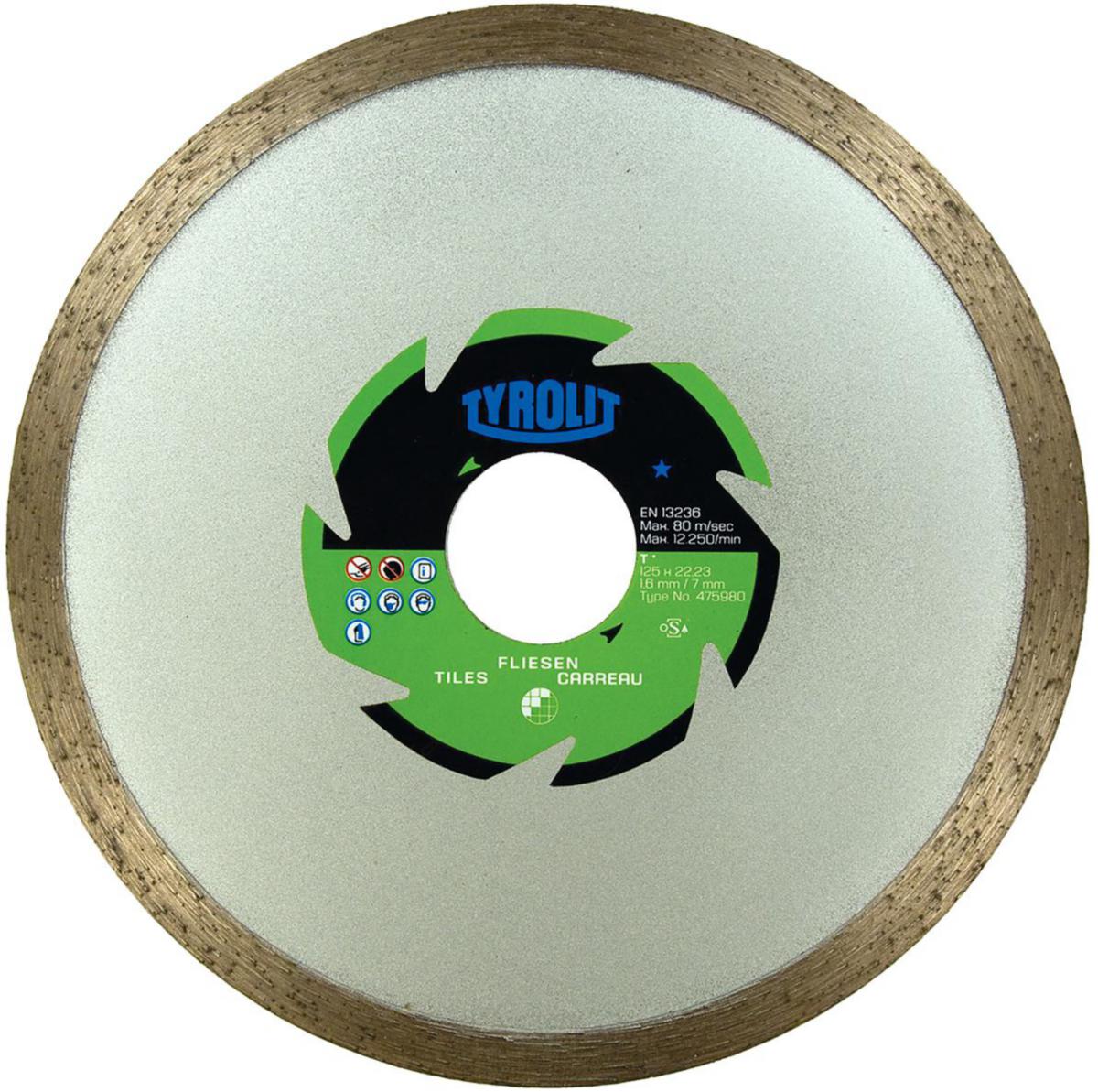 Diamantklinga Tyrolit Basic Kakel/Klinker - DIAKLINGA 180X2X22 KAK BAS TYROLIT 475983