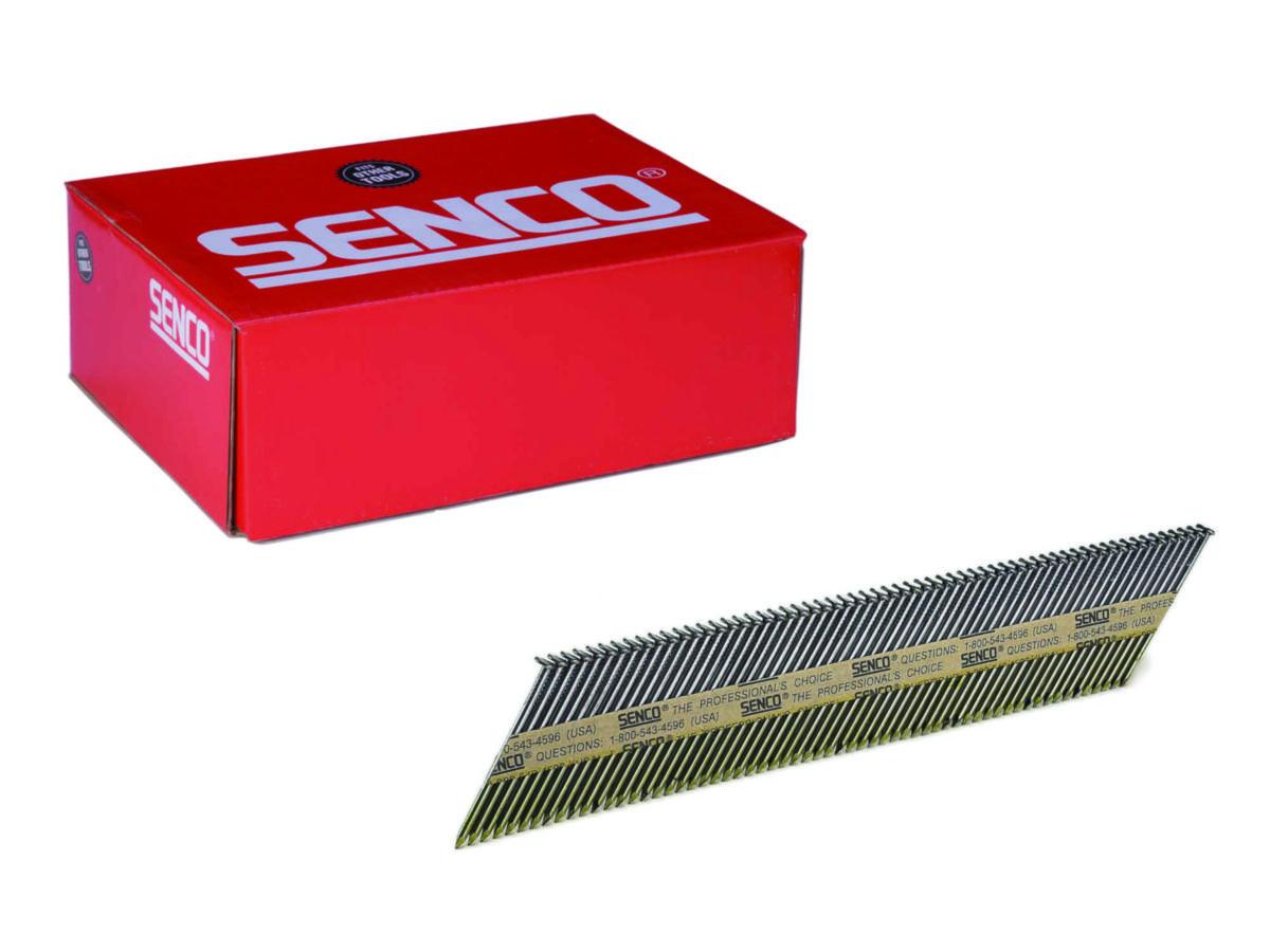 Tätbandad stavspik 34º Senco, blank - BAND.SPIK 90X34° M SLÄT PAPP BLANK 3000/ SENCO HC59EPB