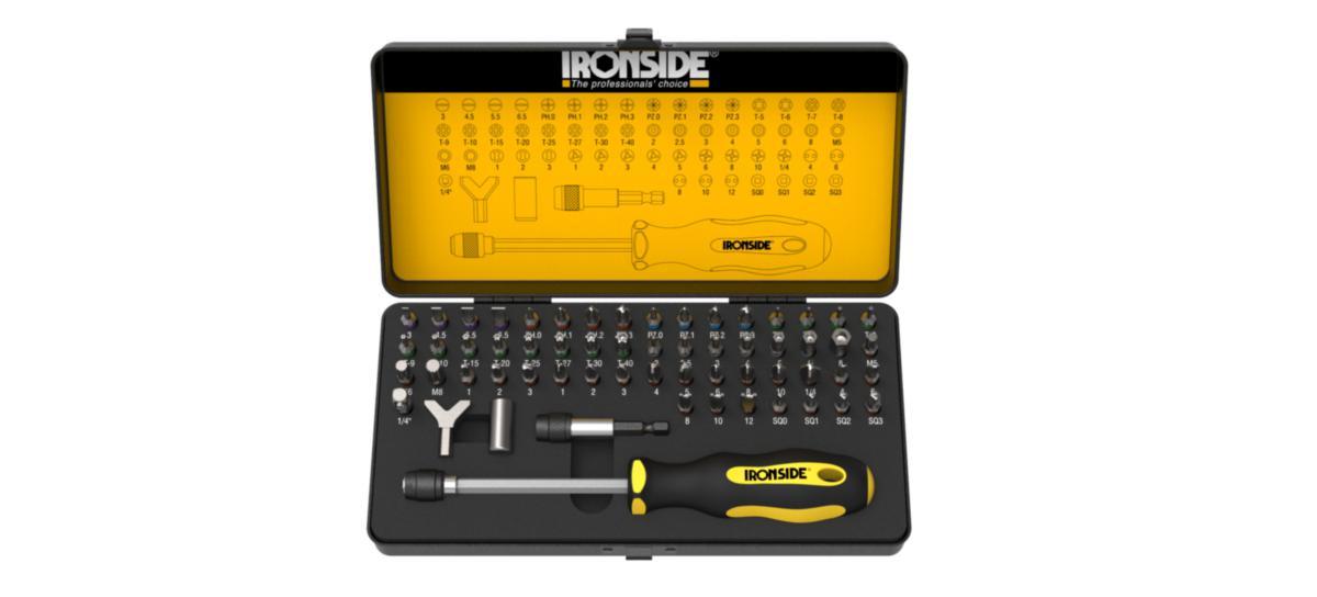 Bitssats Ironside special - BITSSATS 60DEL.SPECIAL INKL.HANDT.IRONSIDE 244101