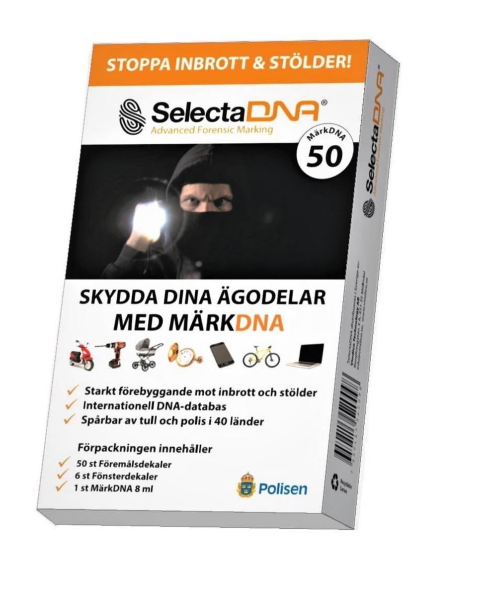 Stöldskyddsmärkning DNA - STÖLDSKYDDSMÄRKNING 50-PACK SELECTADNA DNASM19652