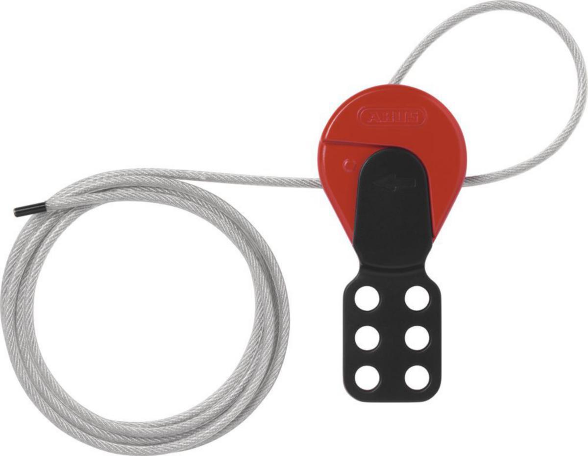 Saxlås universal med vajer - SAXLÅS ABUS INKL WIRE 5MTR UNIVERSAL