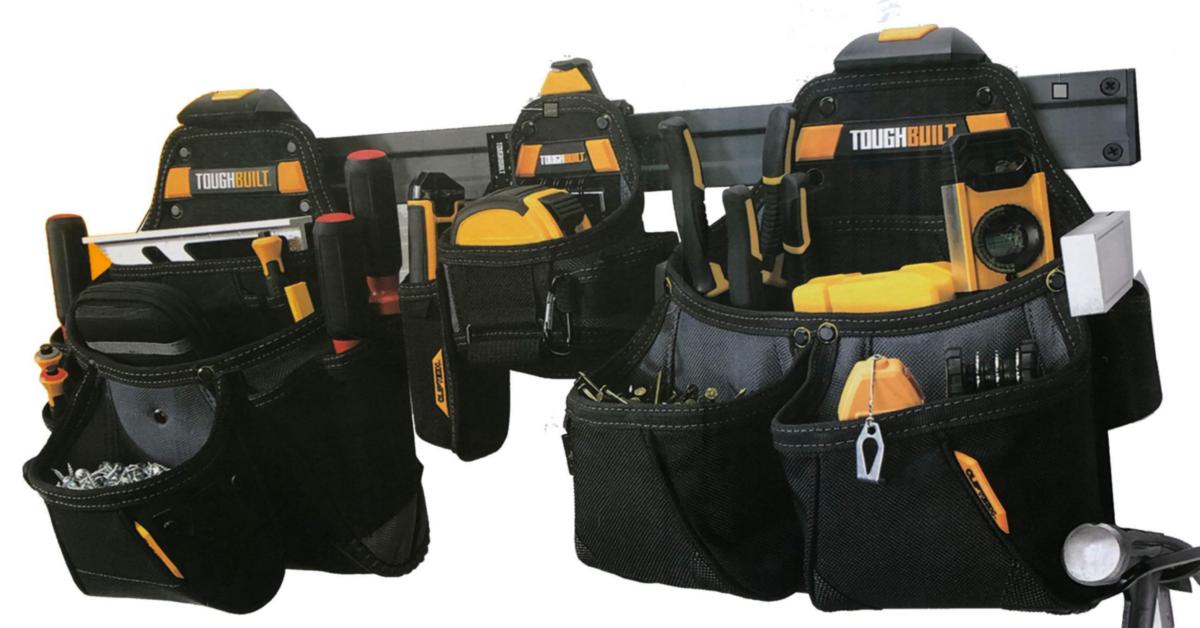 Verktygsbältesset Toughbuilt - VERKTYGSBÄLTESVÄGG 11 DELAR VERKTYGSBÄLTE SET CT-153-11