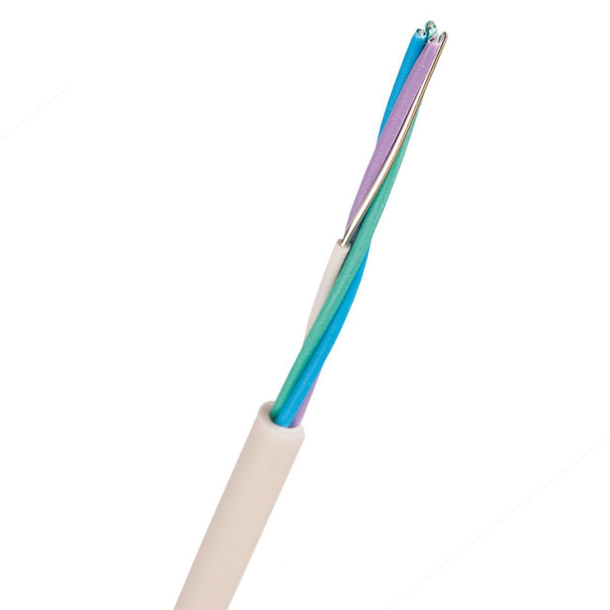 Tele/signalkabel halogenfri EQQXB Easy vit Dcas2d2a2, Nexans - EQQXB EASY 1X4X0.5 VIT R100 (*2) 17112040-802-02