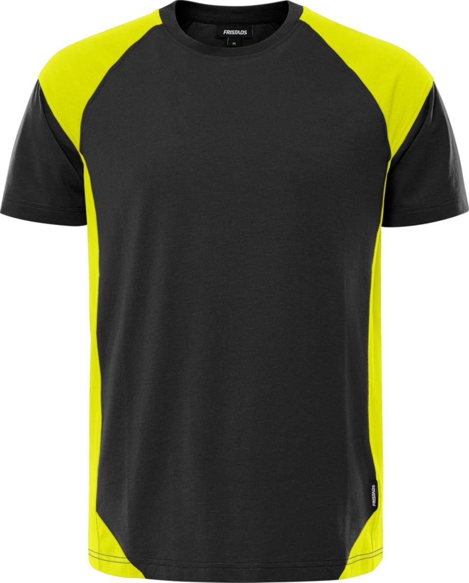 T-shirts Fristads 7046 GTM - T-SHIRT 7046 GTM SVART/GUL XL FRISTADS 300505-982 XL