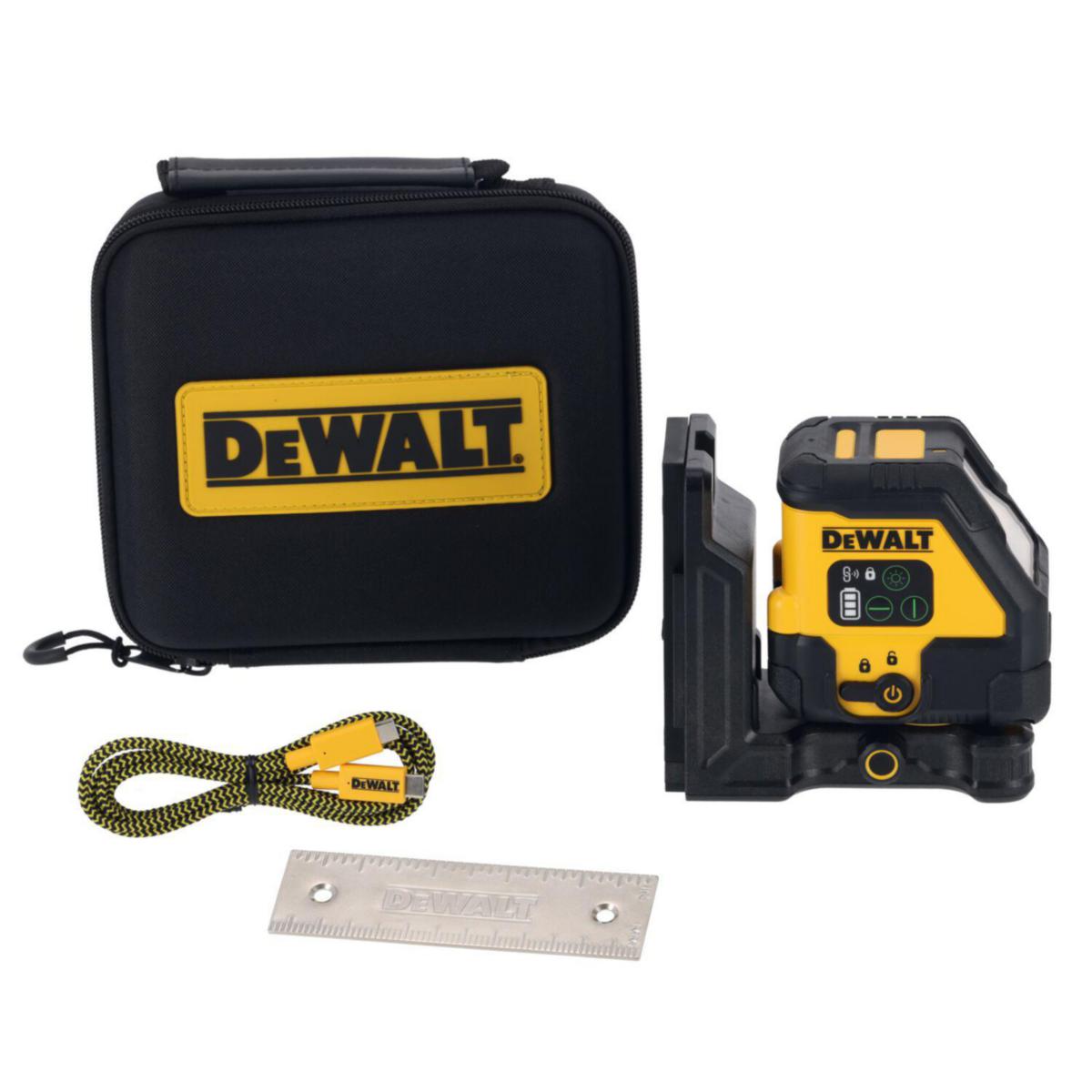 Krysslinjelaser DEWALT DCLE14201GB - KRYSSLINJELASER DCLE14201GB-XJ GRÖN, USB