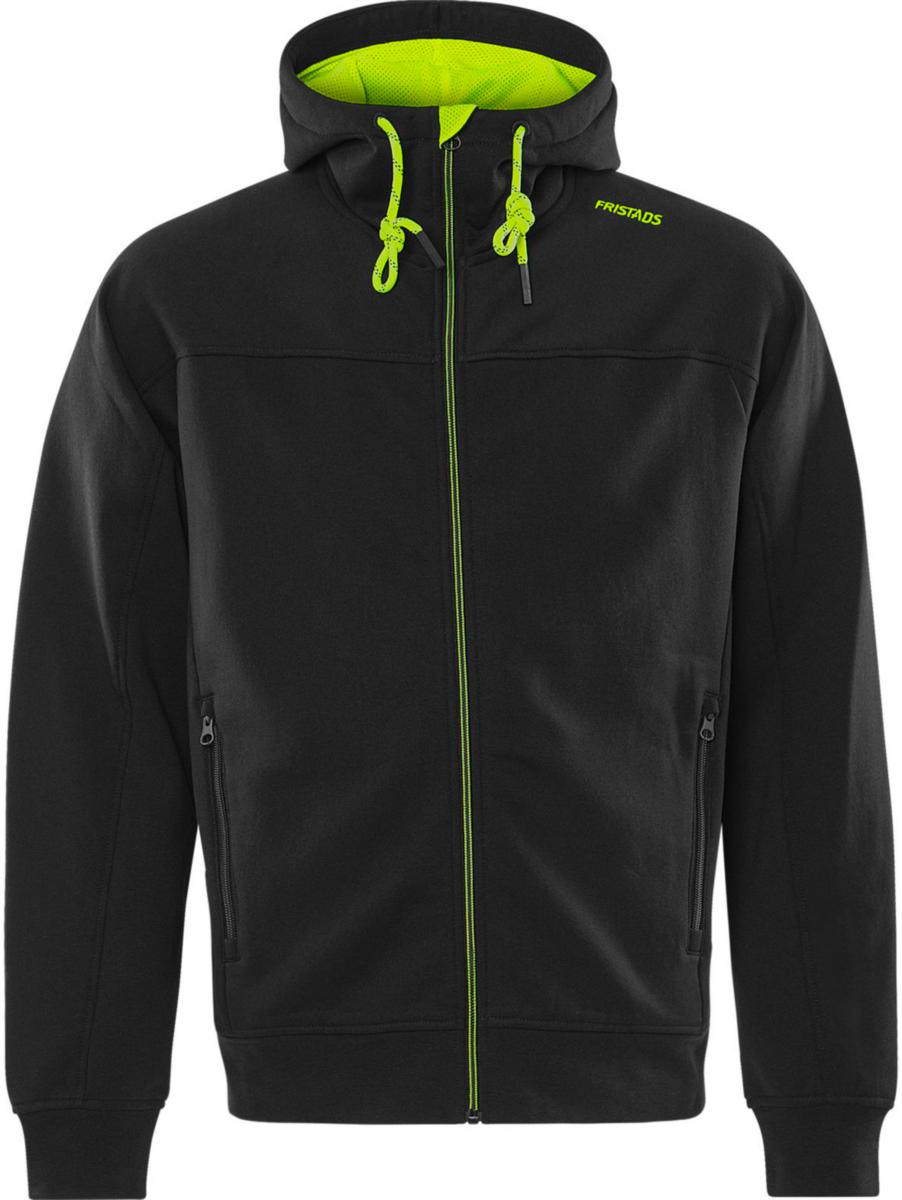 Huvtröja Fristads 7550 GSM - SWEATSHIRT 7550 GSM GUL/SV M FRISTADS 301424-982 M