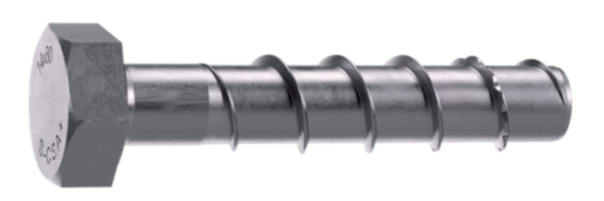 Betongskruv Sormat S-CSA+ sexkant FZB - BETONGSKRUV S-CSA+ HEX EFZ 14X80/15 SW24 10/FP