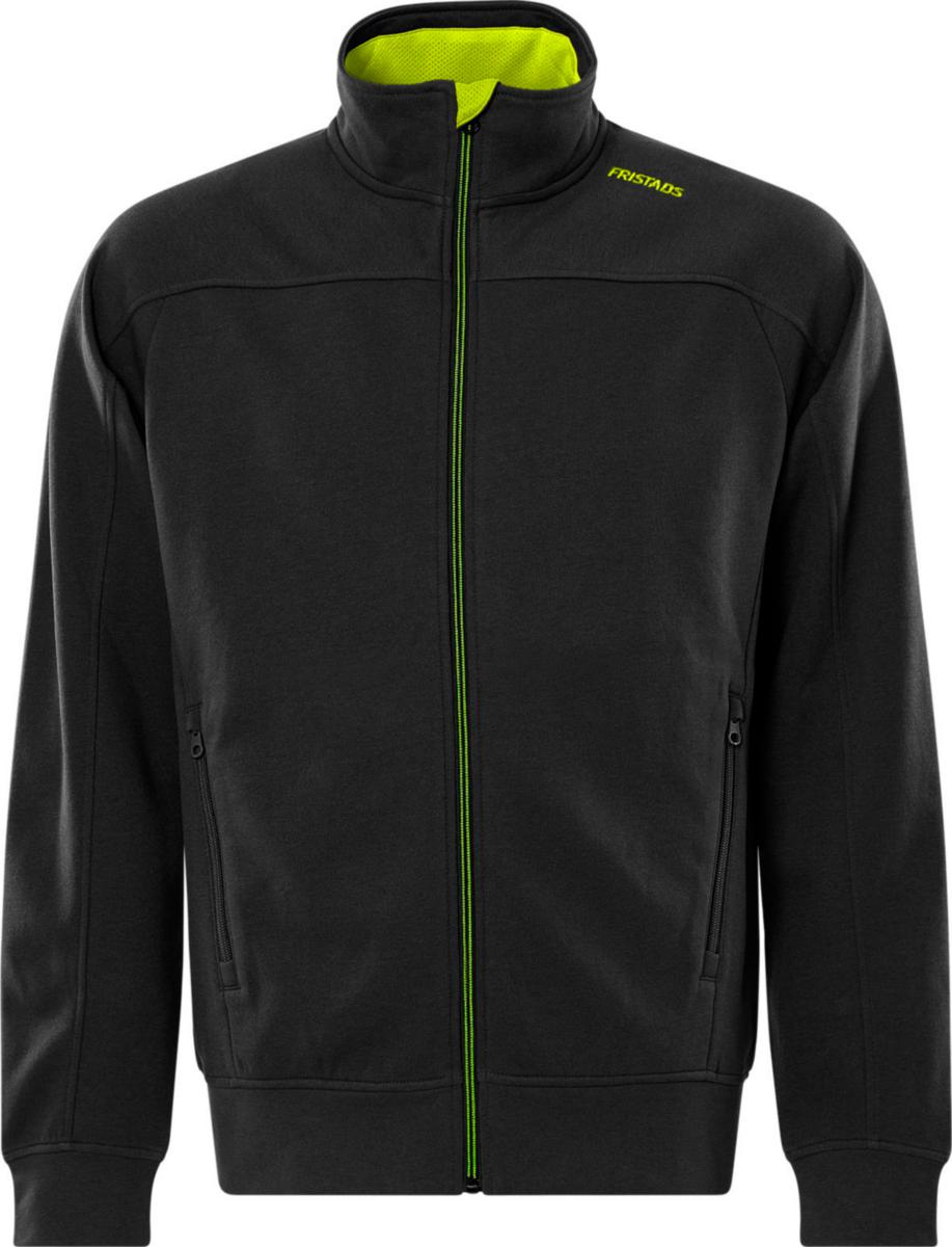 Tröja Fristads 7552 GSM - SWEATSHIRT 7552 GSM SV/GUL M FRISTADS 301426-982 M