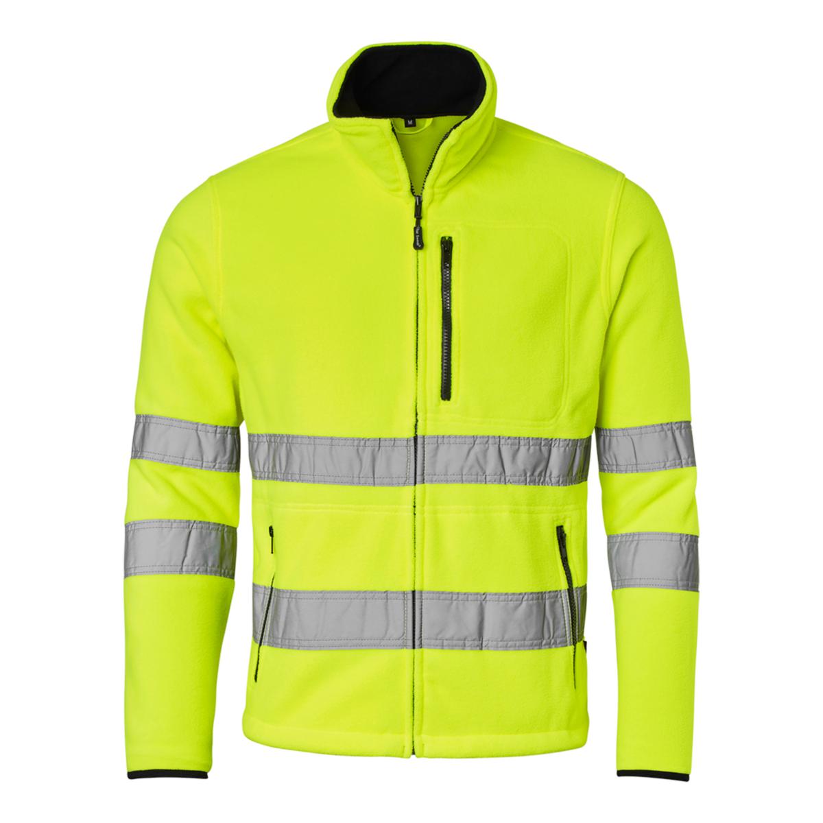 Fleecejacka Top Swede 4642 Varsel - FLEECEJACKA 4642 VAR.GUL XL KLASS 3 TOPSWEDE 4642-10-07