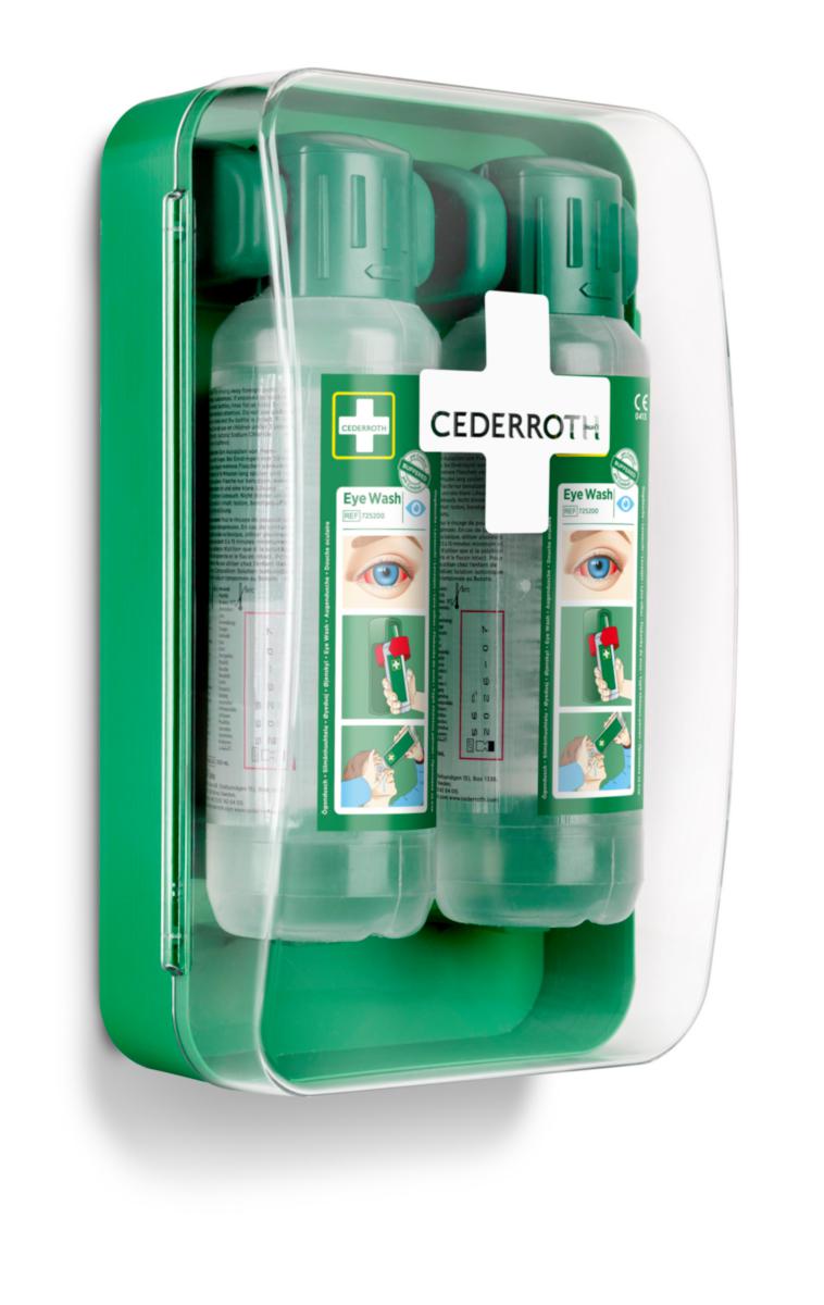 Ögonduschskåp Cederroth 51011040 - ÖGONDUSCHSKÅP 2X500ML ÖGONDUSC CEDERROTH 51011040