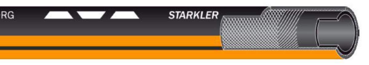 Industrivattenslang Starkler - IND.VATTENSLANG STARKLER (3) 12.7X4.0 BRANDG/SV 40M/RL