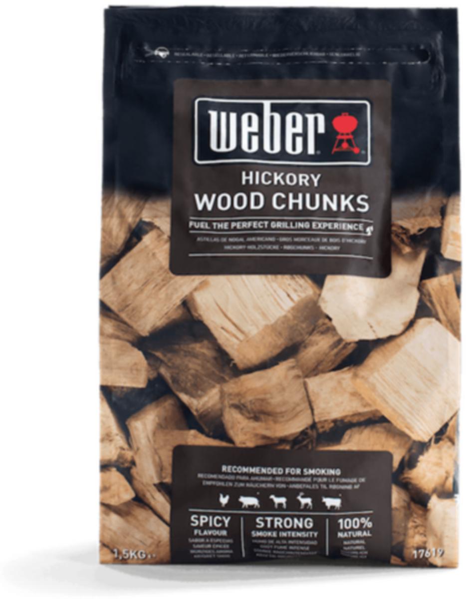 Rökträ Weber - SMOKUNG WOOD CHUNKS HICKORY 17619