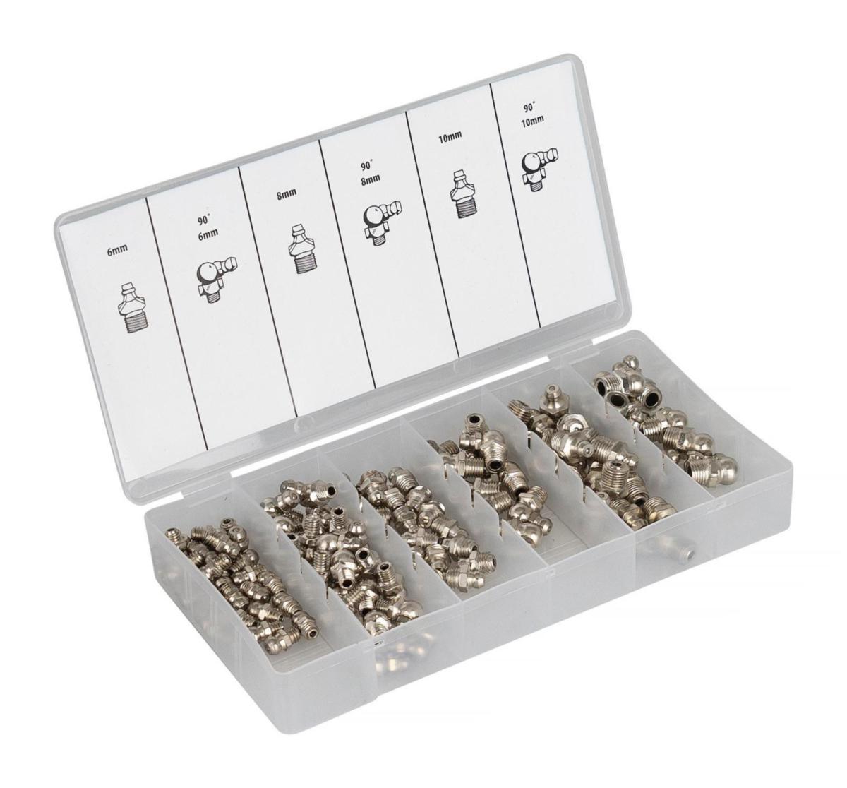 Fettnippelsats VB - FETTNIPPLARSATS MM 110PCS VB 508684