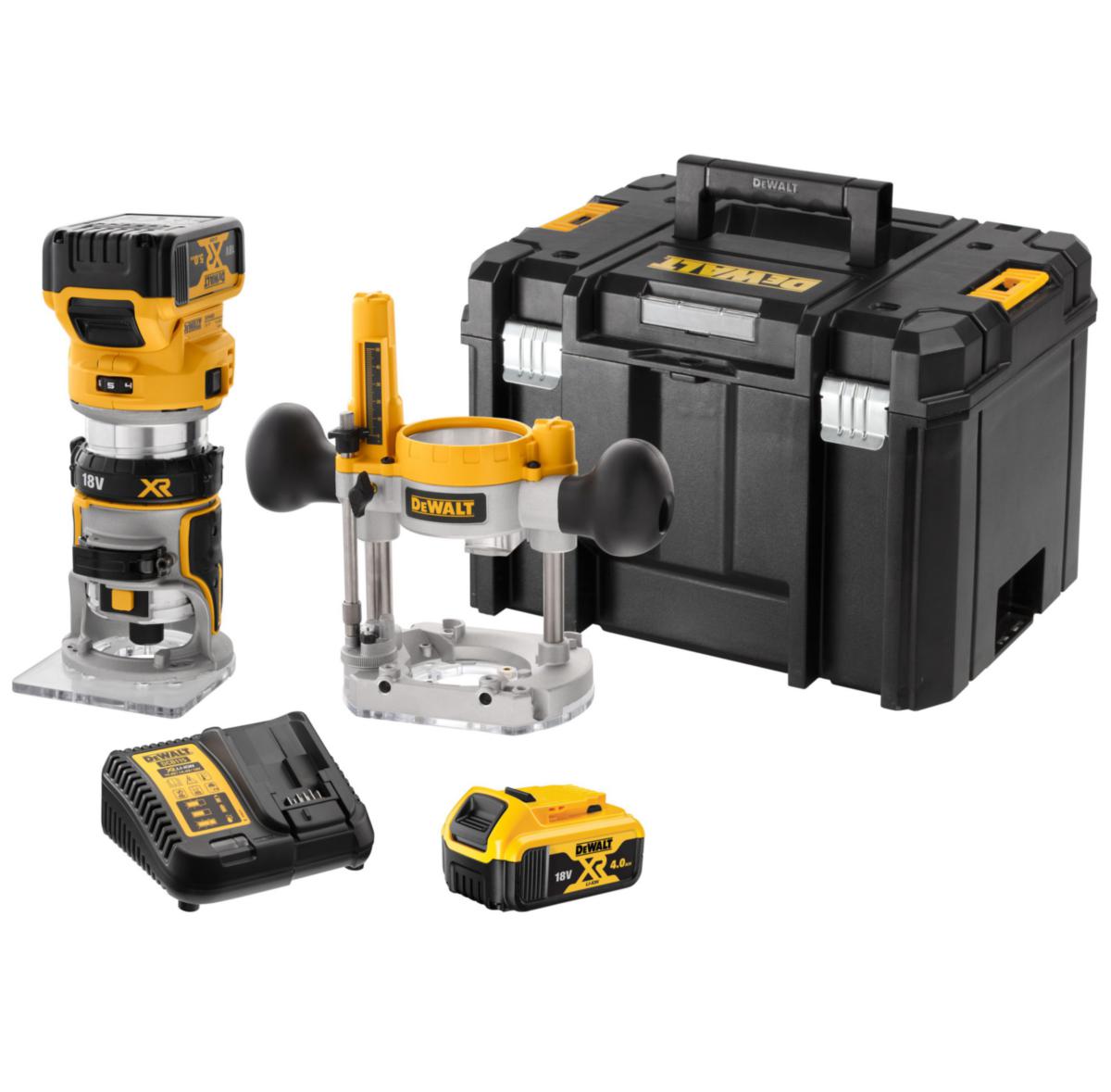 Handöverfräs DEWALT DCW604P2 - HANDÖVERFRÄS 18V DCW604P2 DEWALT DCW604P2-QW
