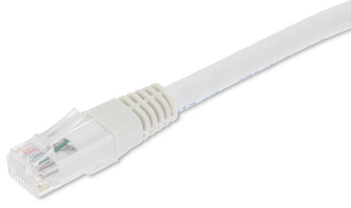 Patchkablage oskärmat Cat6 UTP Vit, Eurolan - KABL UTP C6 LSZH VIT 10m 21D-U6-10WT