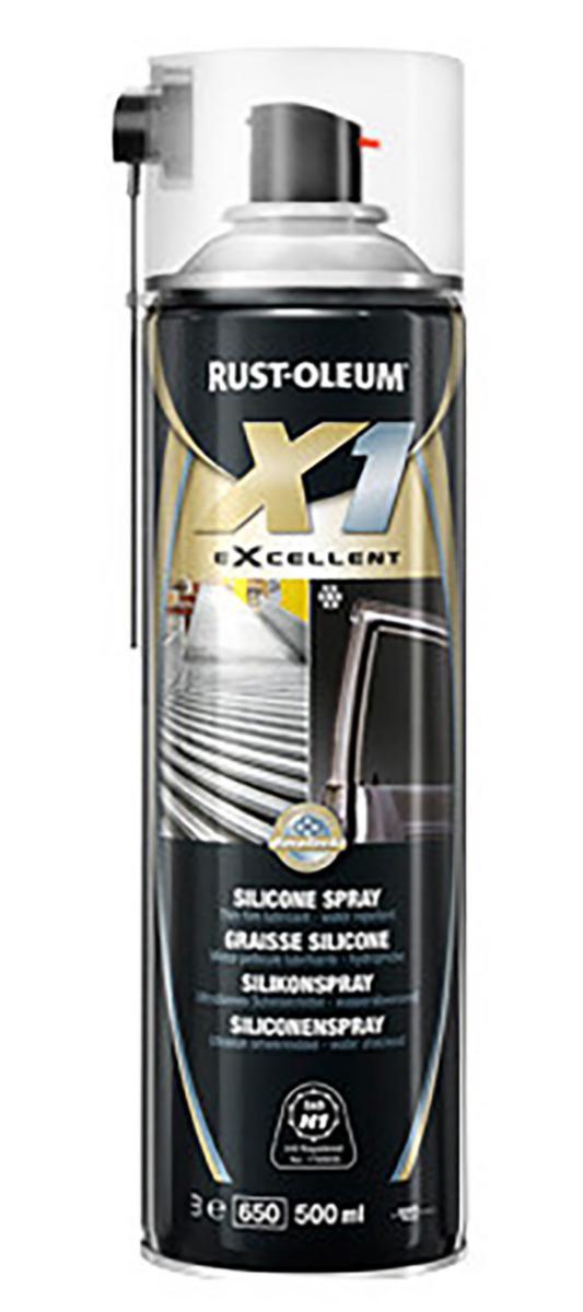 Silikonspray X1 torrsmörjmedel silicone - SILIKONSPRAY X1 TORRSMÖRJMEDEL SILICONE SPRAY 500 ML UN1950