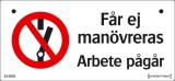 Förbudskyltar övrigt