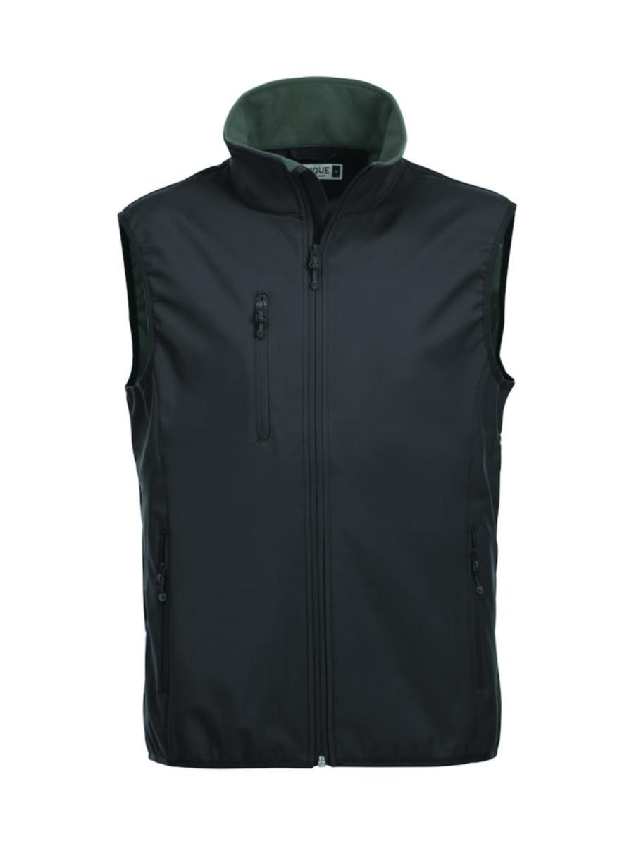 Väst NW Clique™ Softshell Basic 020911 - SOFTSHELL VÄST SVART 4XL CLIQUE 020911-99-10