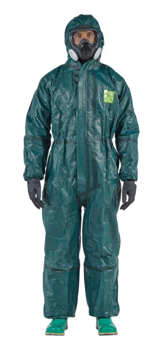 Korttidsoverall AlphaTec® 4000 - KORTTIDSOVERALL MICROCHEM 4000 111 GRÖN STL XL
