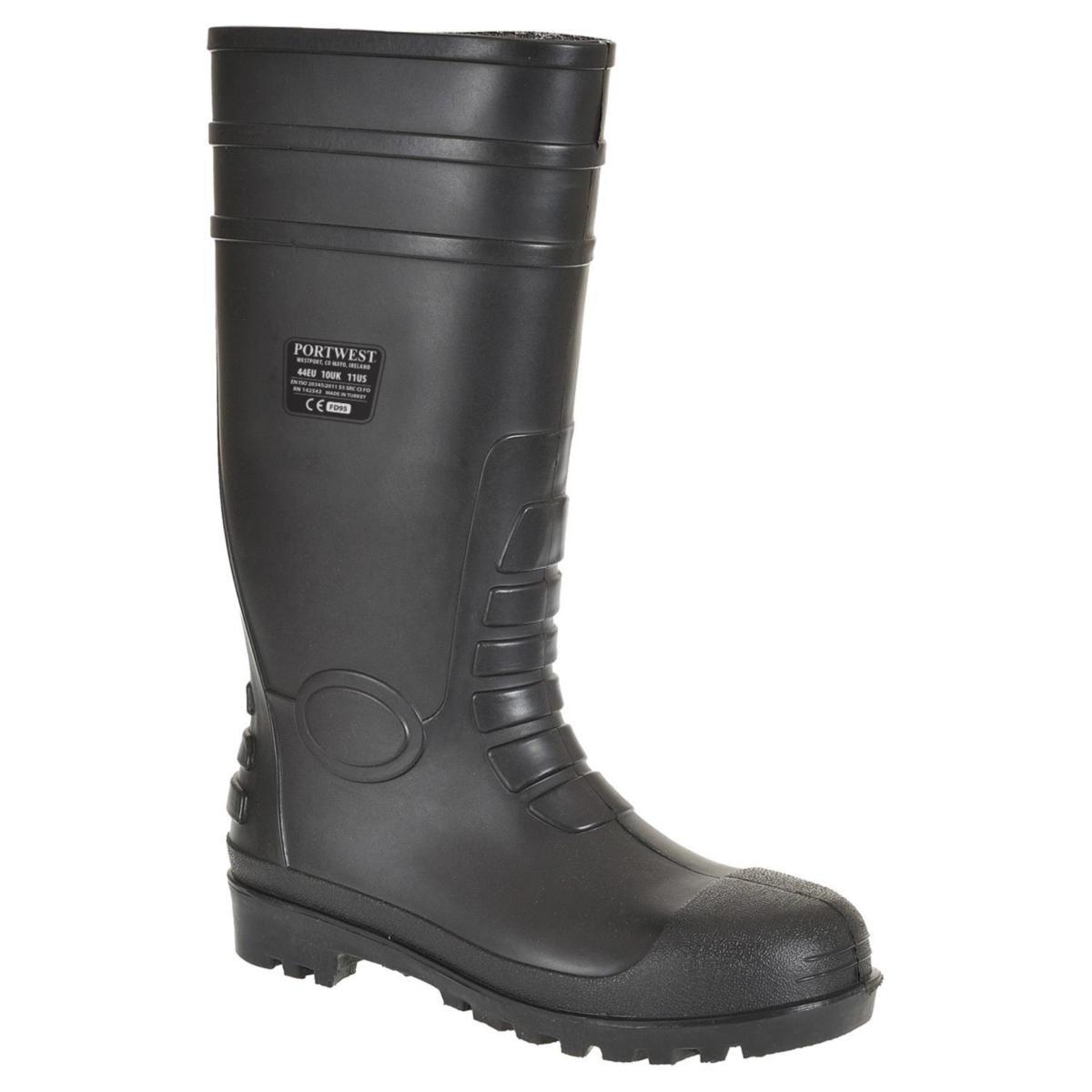Skyddsstövel Portwest FW95 S5 - SKYDDSSTÖVEL PORTWEST FW95 S5 PVC/NITRIL SVART STL 39