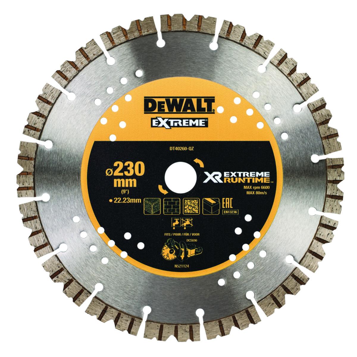 Diamantklinga Dewalt DT40260-QZ - DIAMANTKLINGA 230X22.2MM DEWALT DT40260-QZ