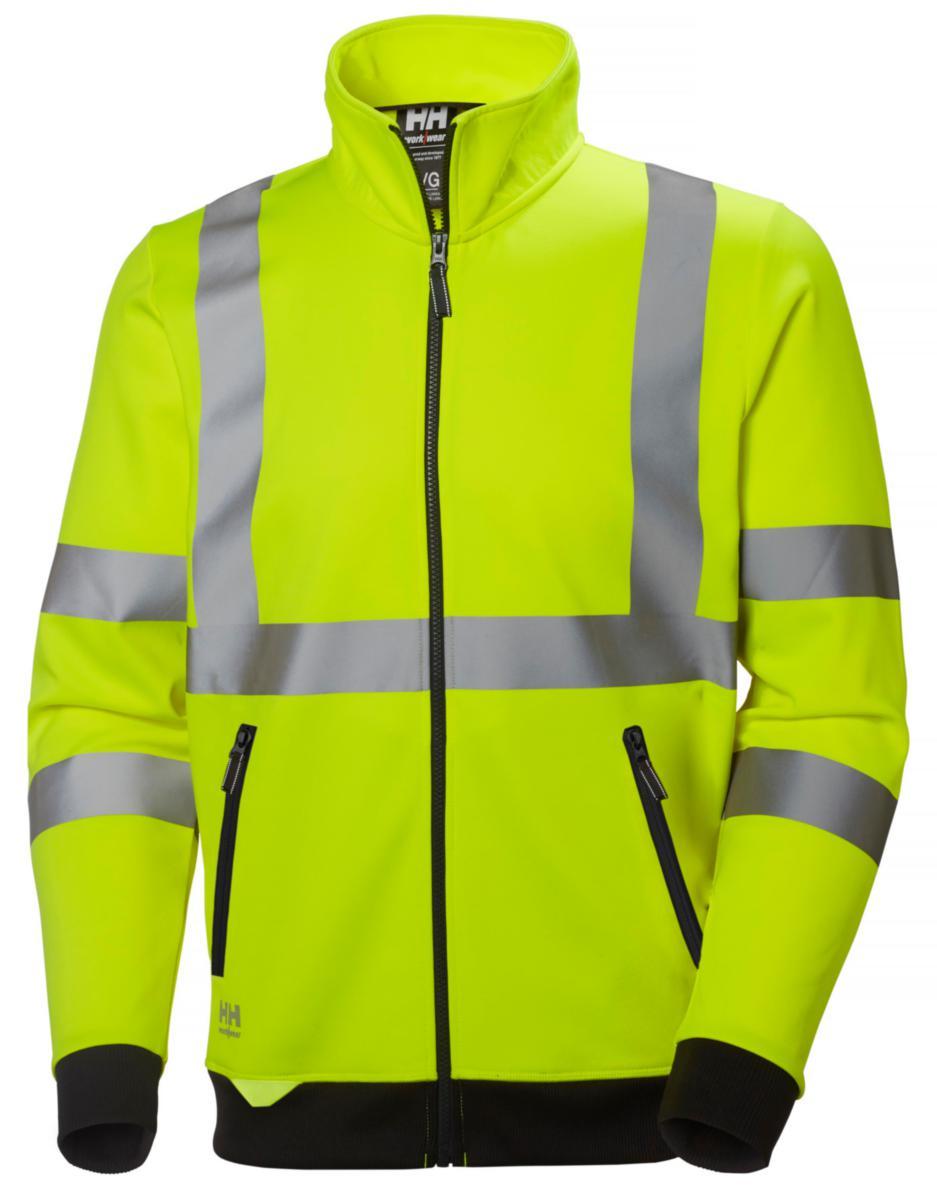Collegetröja Helly Hansen Addvis 79112 - TRÖJA ZIP ADDVIS GUL L HELLY HANSEN 79112-360-L