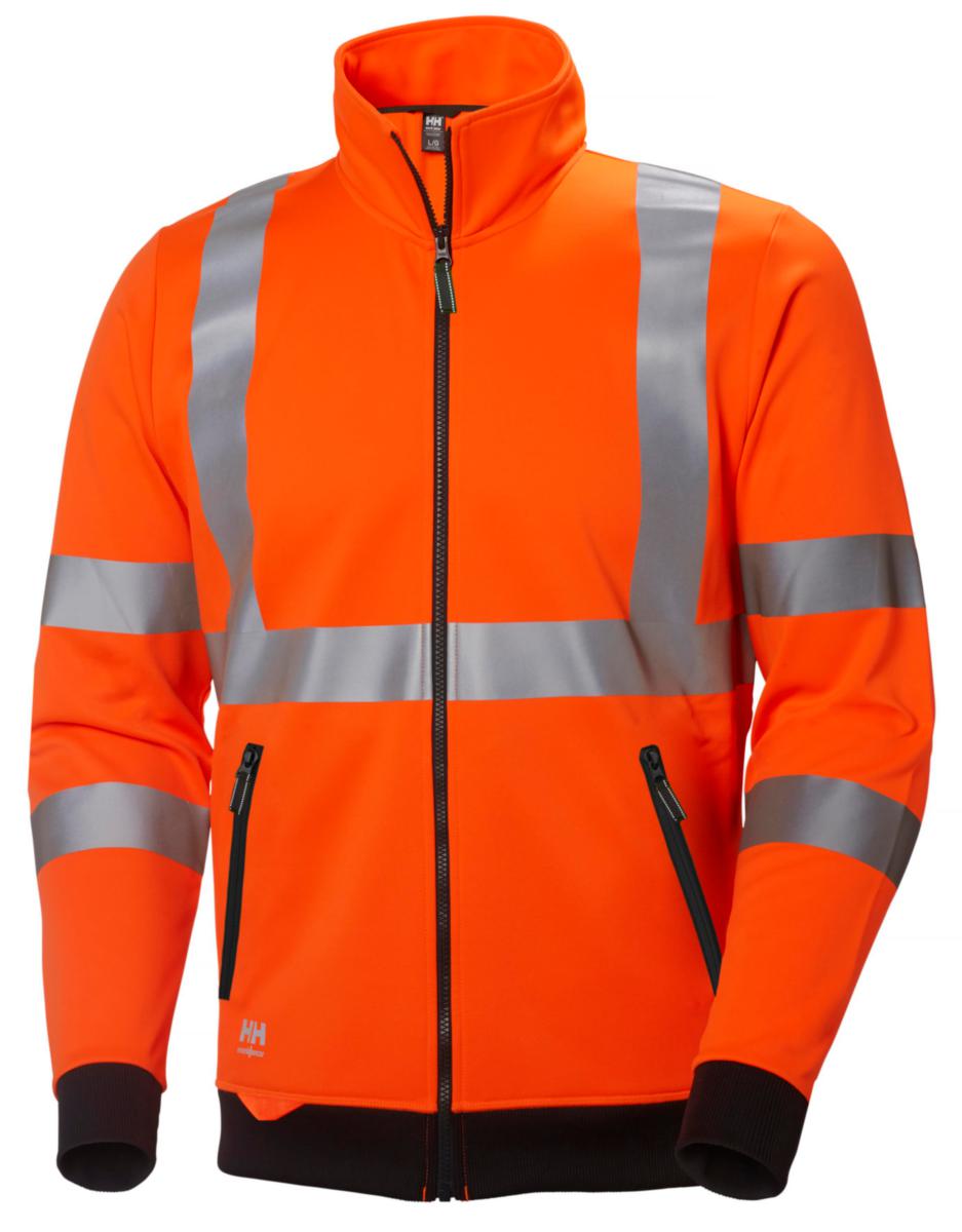 Collegetröja Helly Hansen Addvis 79112 - SWEATSHIRT ADDVIS ZIP ORA 2XL HELLY HANSEN 79112-260-2XL