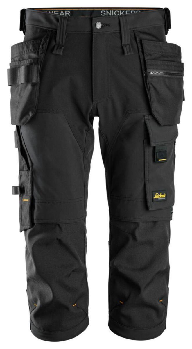 Piratbyxa Snickers 6178 - PIRATBYXA 4X STRETCH SVART 52 SNICKERS 61780404052