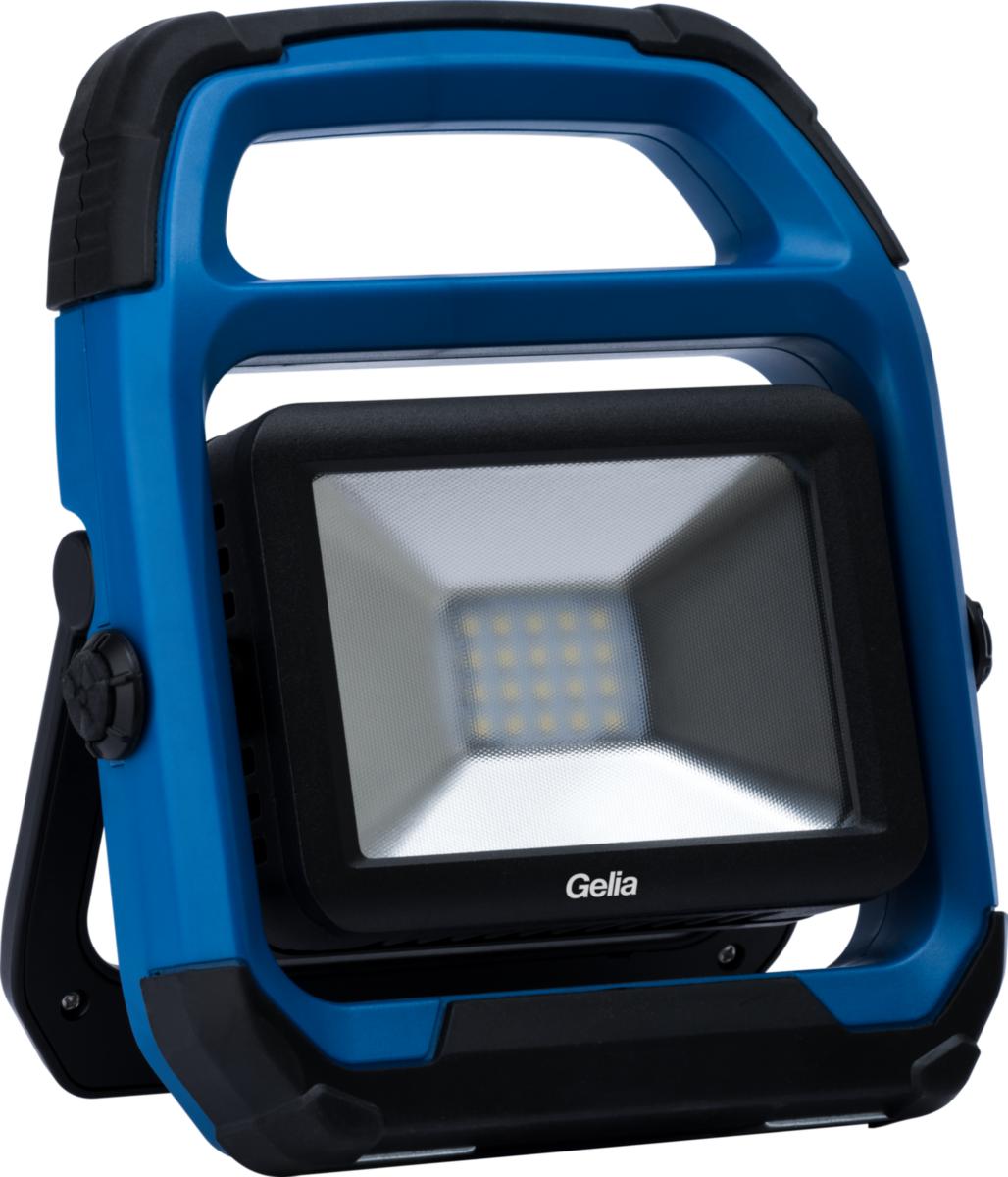 Arbetsbelysning LED, batteri, Gelia - ARBETSLAMPA LED 20W BATTERI IP44 6500K 4075222001