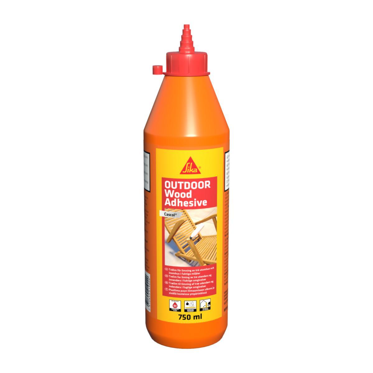 Trälim Sika Outdoor Wood Adhesive - TRÄLIM OUTDOOR 750ML SIKA 889365