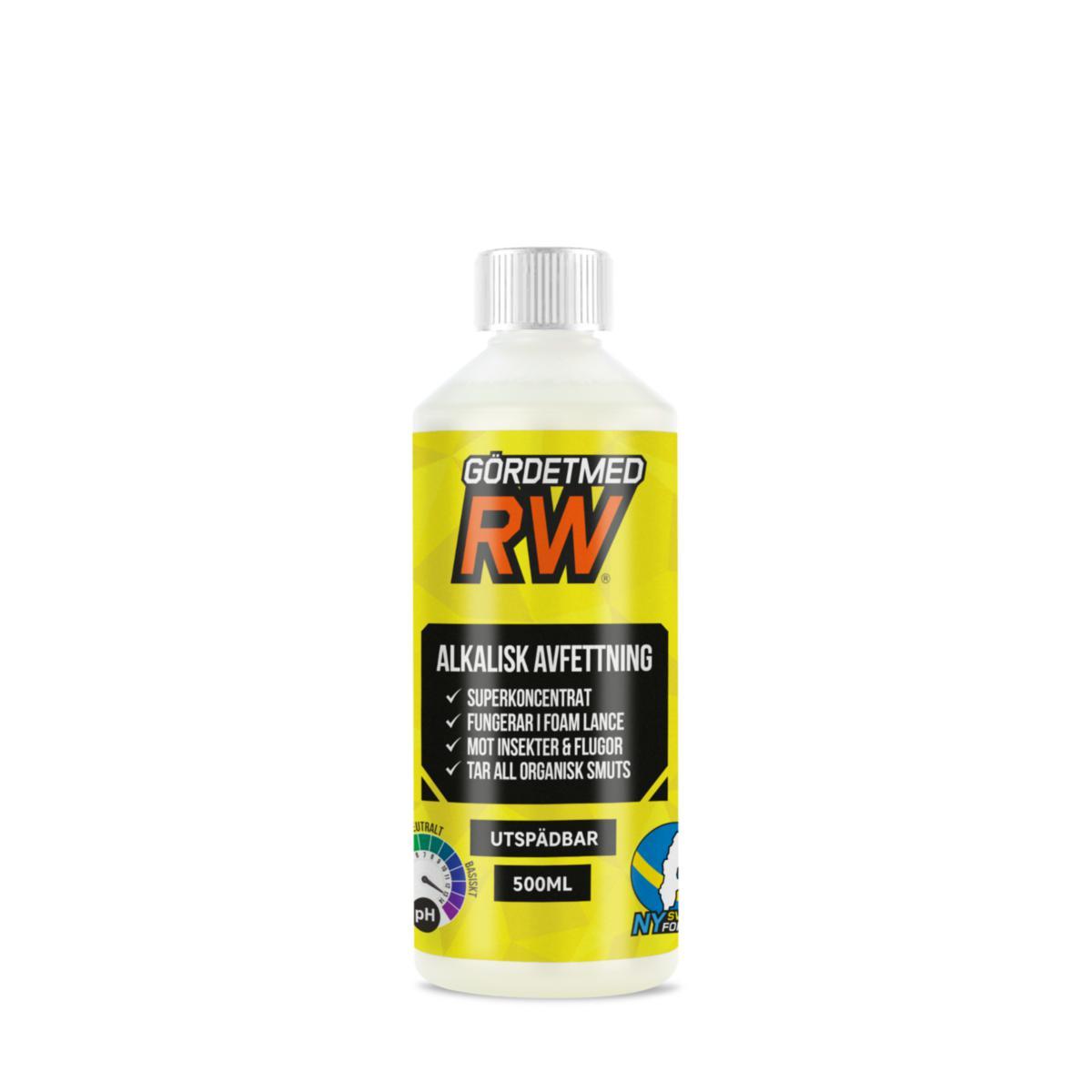 Alkalisk avfettning RW - ALKALISK RW AVFETTNING 0,5L SUPERKONCENTRAT