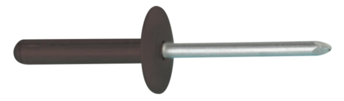 Multigripnit AVEX® färgad "stort huvud", aluminium - BLINDNIT 4.8X10.3 SVART 250/ STOR SKALLE EJOT 101203