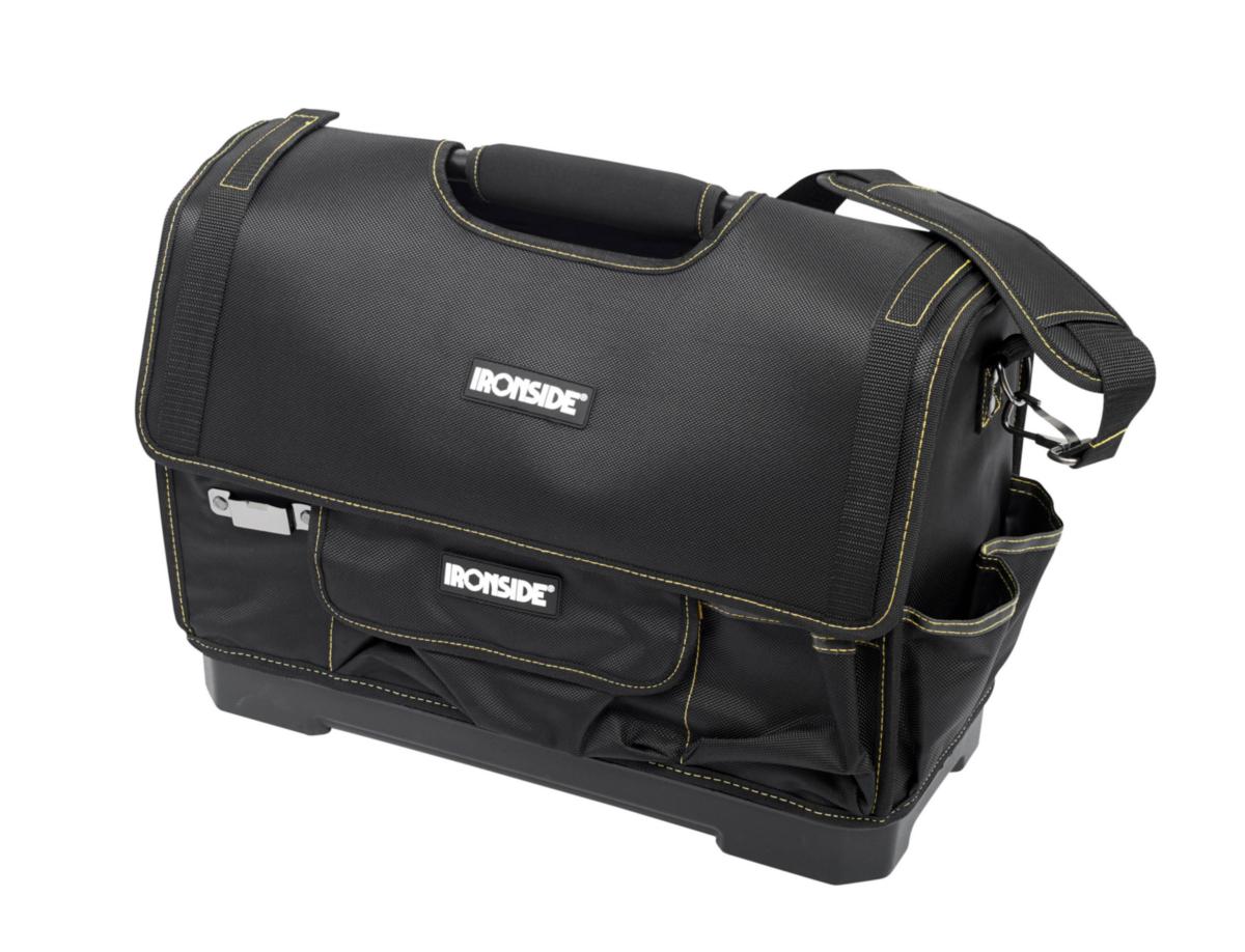 Verktygsväska Ironside 49cm - VERKTYGSVÄSKA 48CM M REGNSKYDD 480X230X330MM IRONSIDE