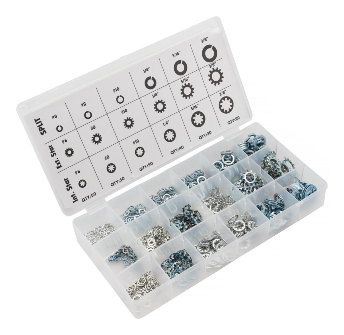 Låsbrickorsats VB 720 st - LÅSBRICKOR SATS 720PCS VB 508685