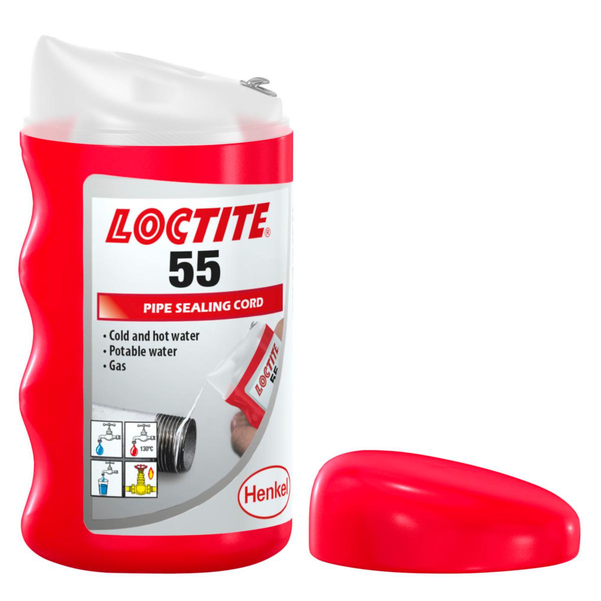 Gängtätningssnöre Loctite® 55 - GÄNGTÄTNINGSSNÖRE LOCTITE 55 160M NYLON DRICKSV 2056942