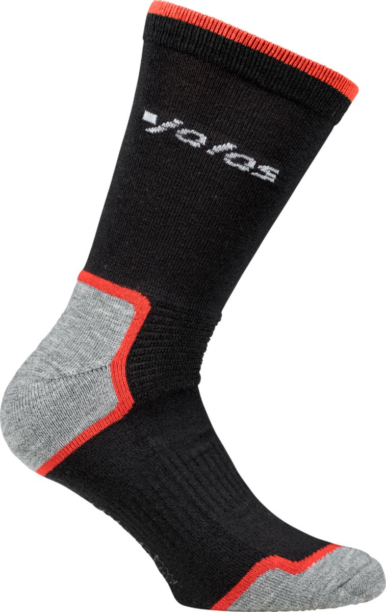 Strumpa Jalas 8221 - STRUMPA JALAS 8221 MERINOULL MEDELVARM SV/RÖD STL 42-43