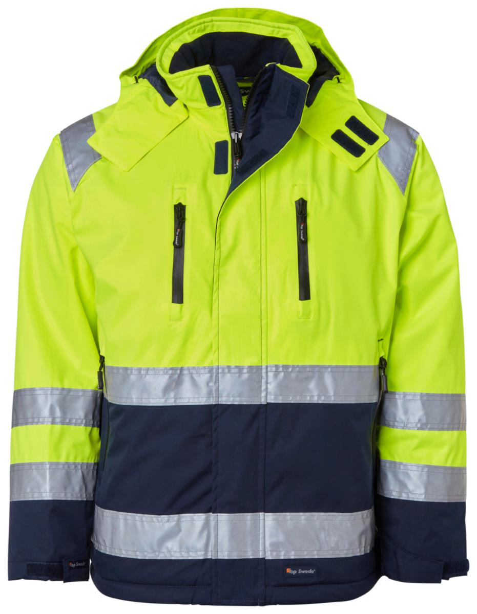 Vinterjacka Top Swede 122 - VINTERJACKA TOPSWEDE 122020 GU/SV VARSEL KL3 L 477437